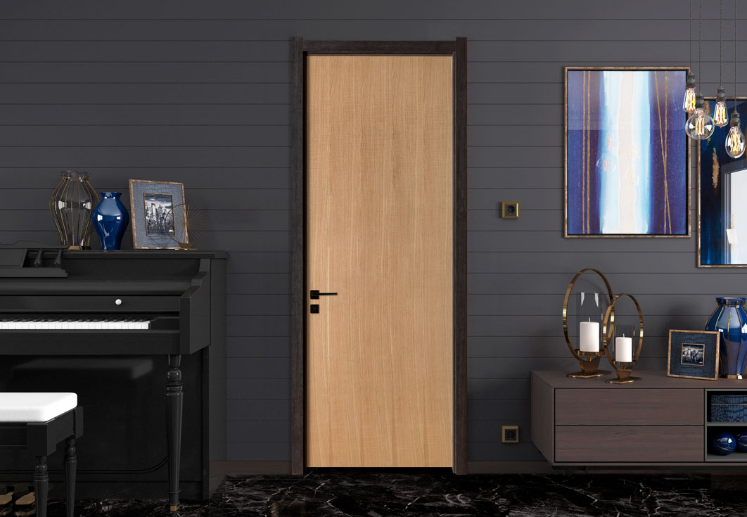 廠價直銷鑫順來X-7048平開實木烤漆門