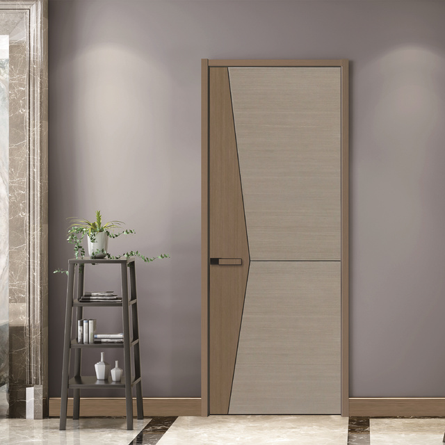 廠價直銷鑫順來X-8025平開實木烤漆門