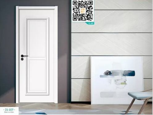 廠價(jià)新款鑫順來21-107掃碼豪華扣線木門，掃維碼看裝修風(fēng)格
