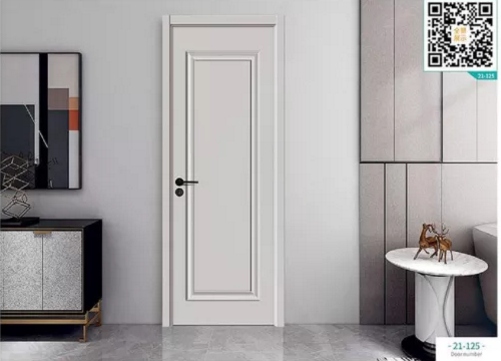 廠價新款鑫順來21-125掃碼豪華雙扣線木門，掃二維碼看裝修風格